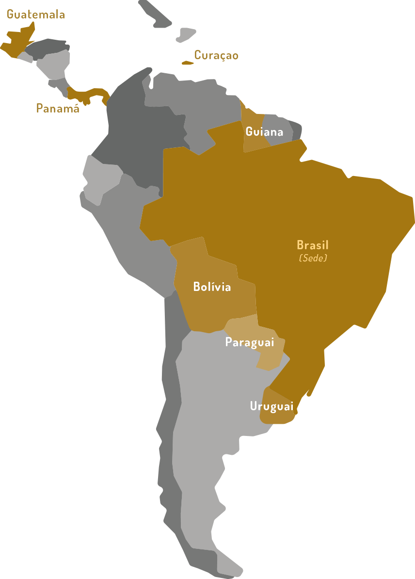 Países que já importam: Guiana, Bolívia, Paraguai, Uruguai, Curaçao, Panamá e Guatemala.